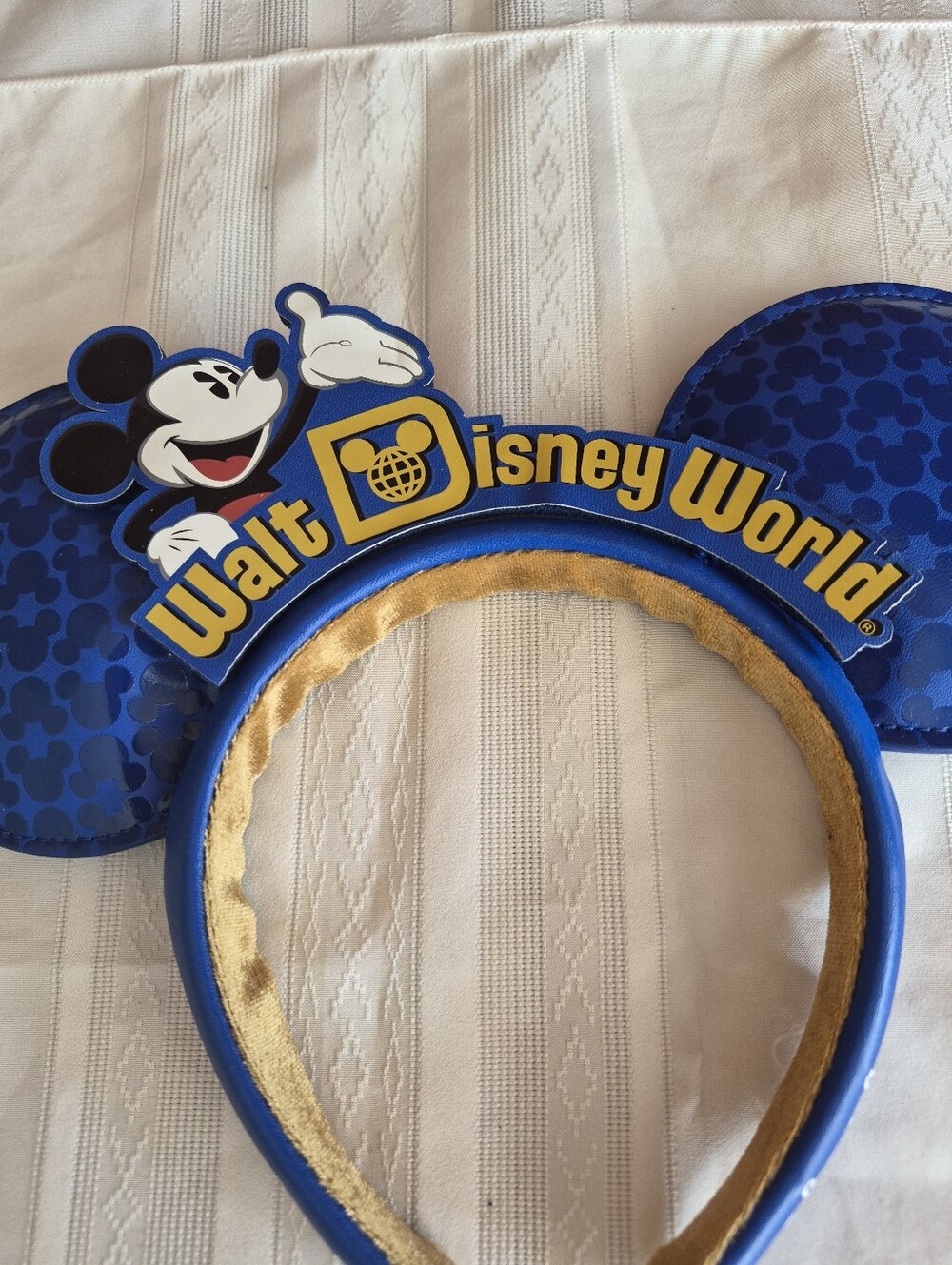 Disney Blue Mickey Ears Headband